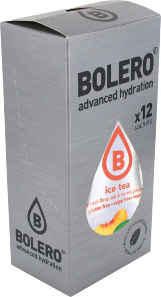 Bolero Sticks (12x3g) Ice Tea Peach - Intra- & Post-Workout Produktbild 