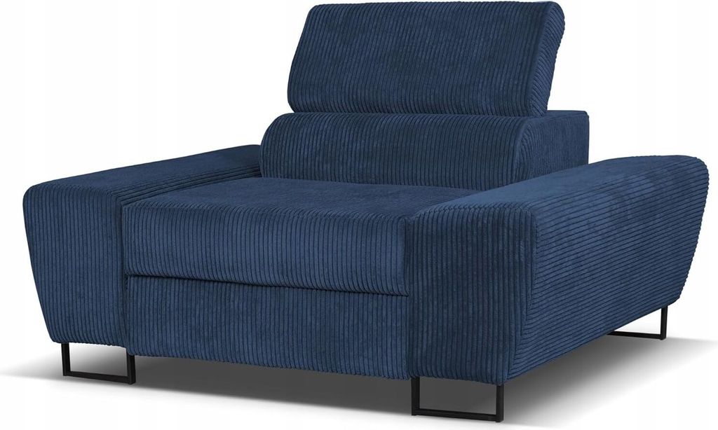Family Meble Sessel Savio Relaxsessel Fernsehsessel Bequemer Sessel aus Cord Loungesessel Ruhesessel Für Wohnzimmer Schlafzimmer Büro (Anafi 15)