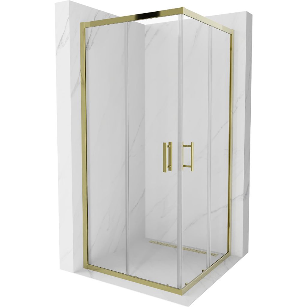 Mexen Rio čtvercový sprchový kout 90 x 90 cm, Průhledné, Obrázek produktu 