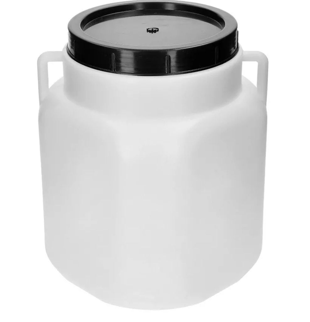 Beczka 20L plastikowa kwadratowa z szeroką szyjką, atest Zdjęcie produktu 2