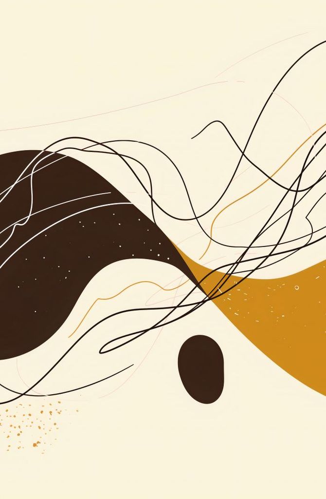 Plakat 56,6x86,4cm Symphonie von Linien und Formen