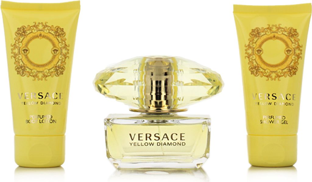 Versace Yellow Diamond EDT 50 ml + SG 50 ml + BL 50 ml W