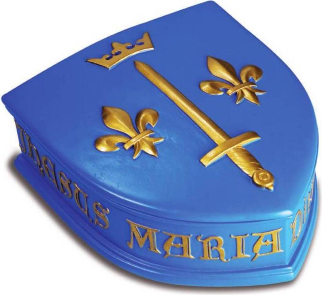 Schmuckdose Wappen Jeanne d’Arc 14cm Produktbild 
