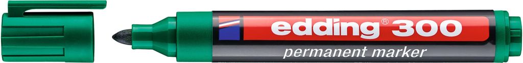 edding 300 Permanentmarker grün Produktbild 