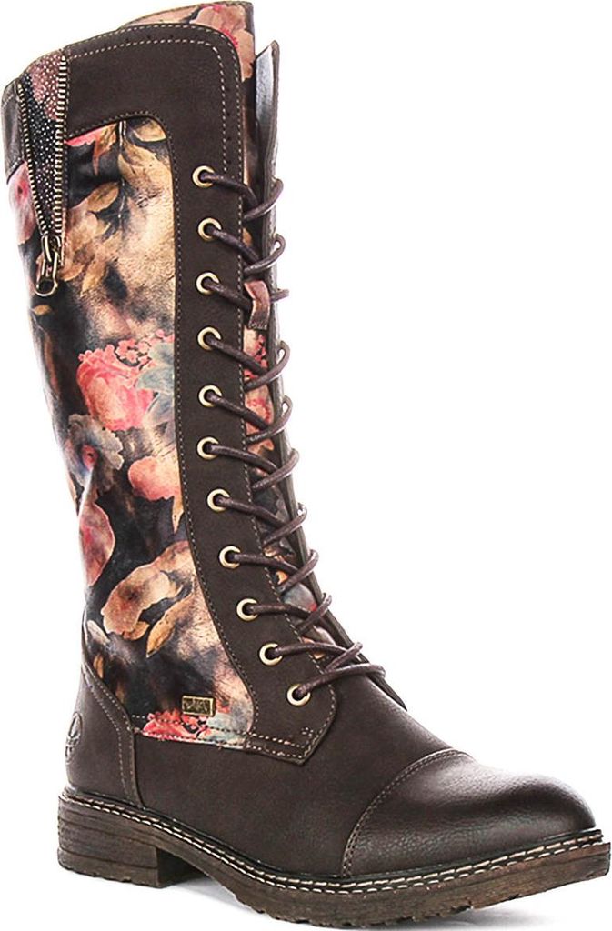 Rieker 94731-91 In Black Flower For Women – 6 UK - 39 EU - Produktbild 