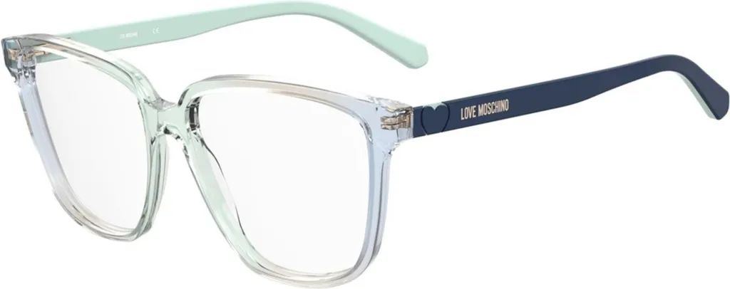 Lunettes Love Moschino MOL583 Bleu Turquoise - Monture Cerclée 55-14
