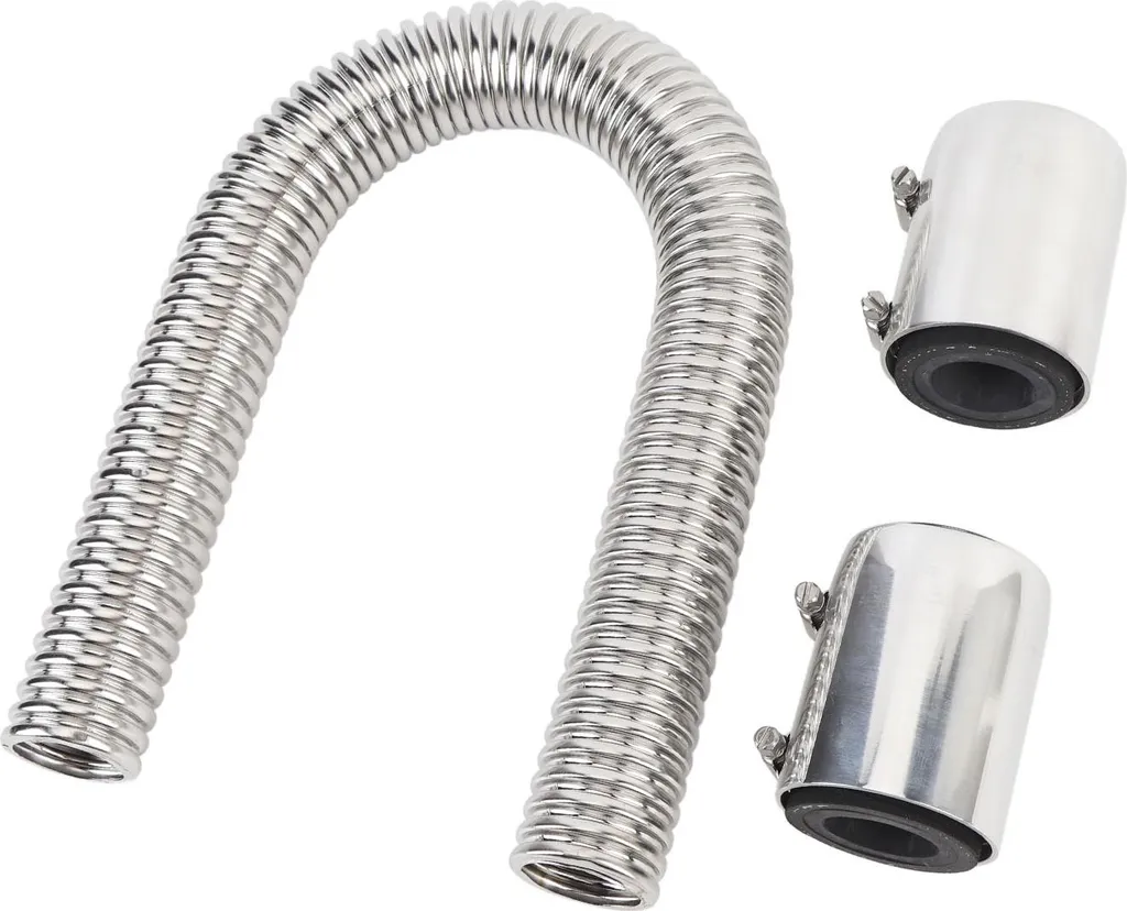 Tuyau de refroidissement inox efficace et flexible de 24" argent