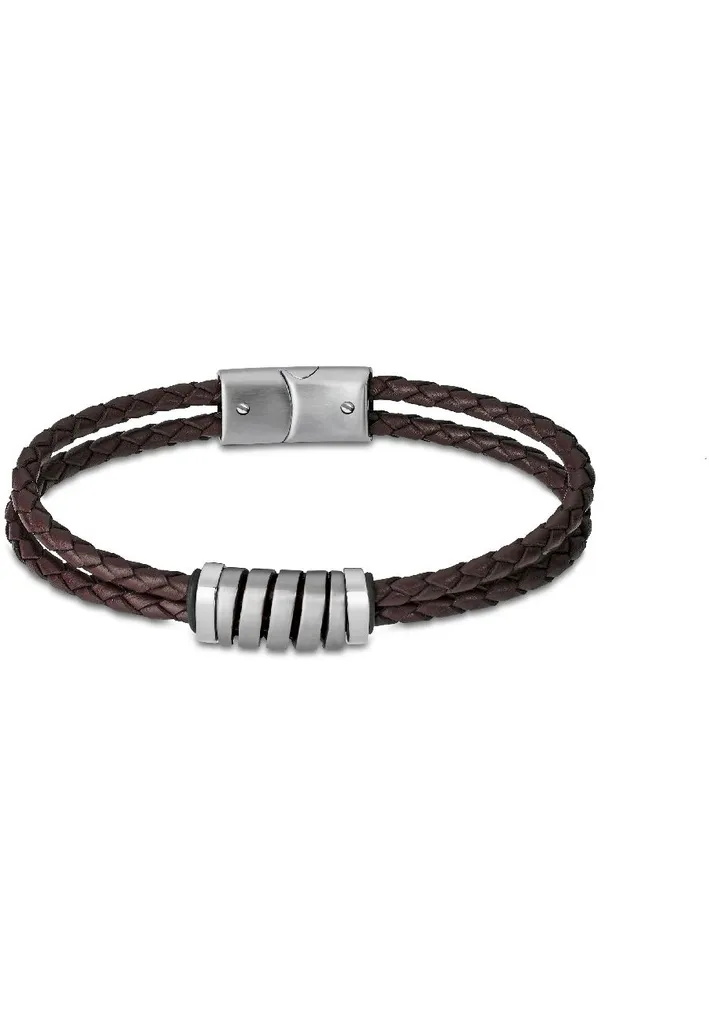 Bracelet Lotus Style LS2150-2/1 en Acier Inoxydable Argenté Homme