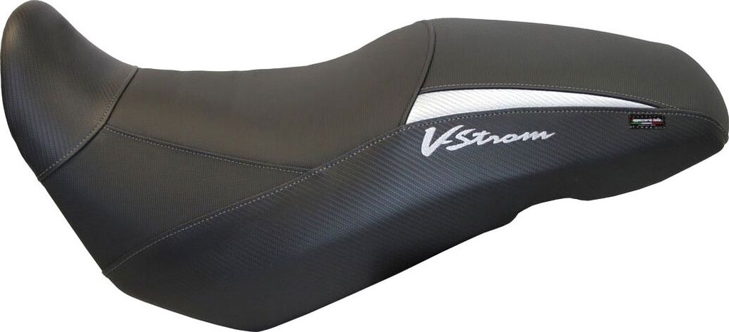 Sitzbezug Iowa spezifisch 1WH mit logo für SUZUKI v-strom 650