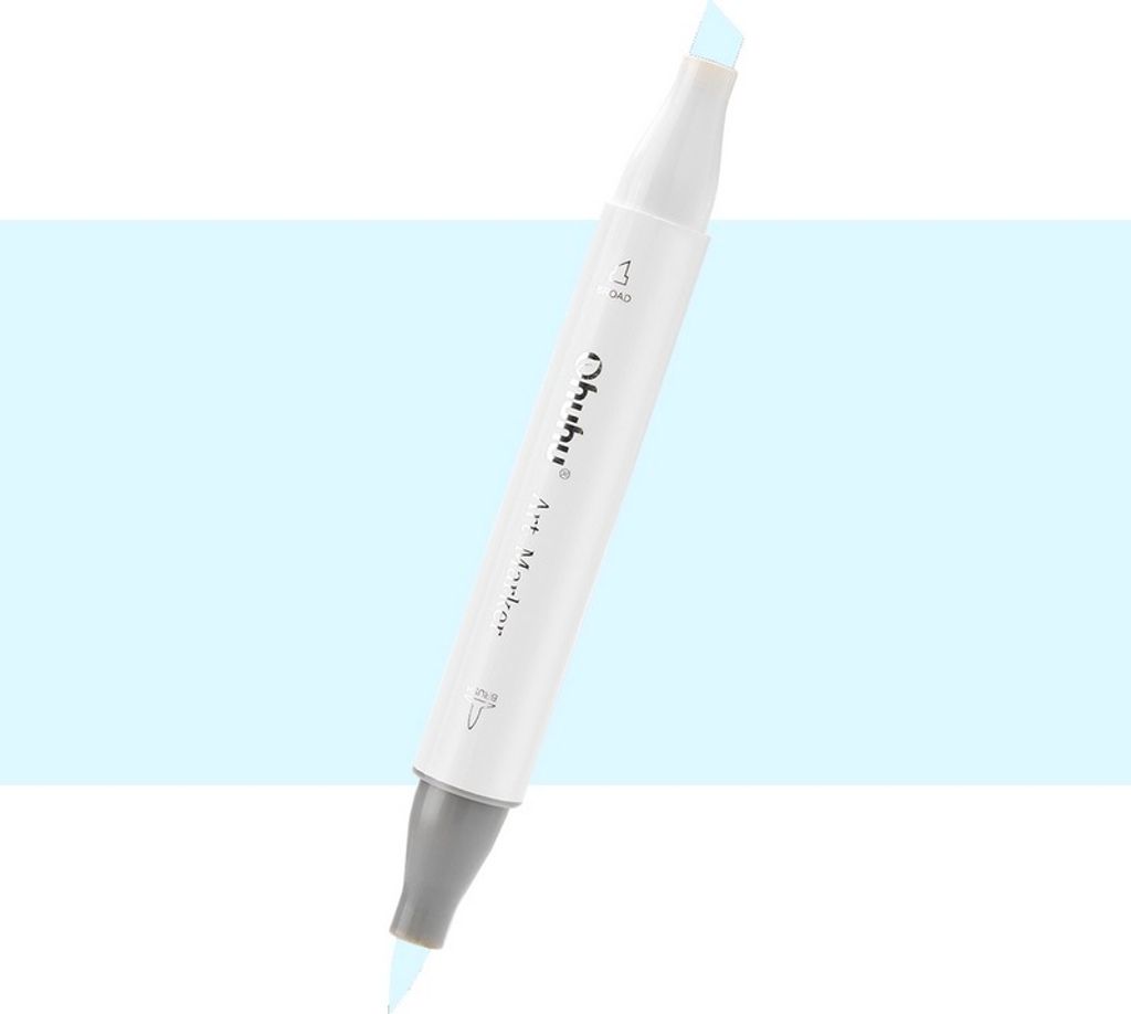 OHUHU dwustronny marker alkoholowy Brush & Chisel, B030 Zdjęcie produktu 