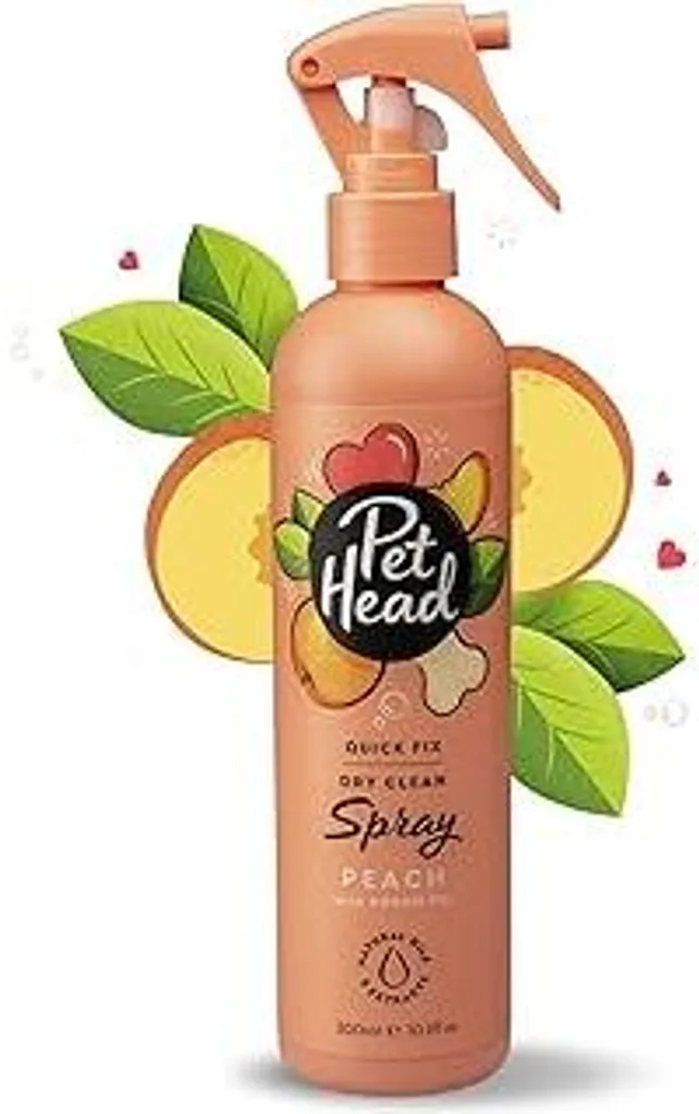 Pet Head Quick Fix Spray detergente a secco, 90433A, Pesca, 300 ml (confezione da 1)
