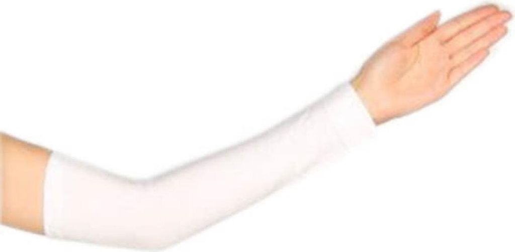 Armstulpen Pulswärmer Weiß Kolluk Tesettür Hijab Gebet Produktbild 