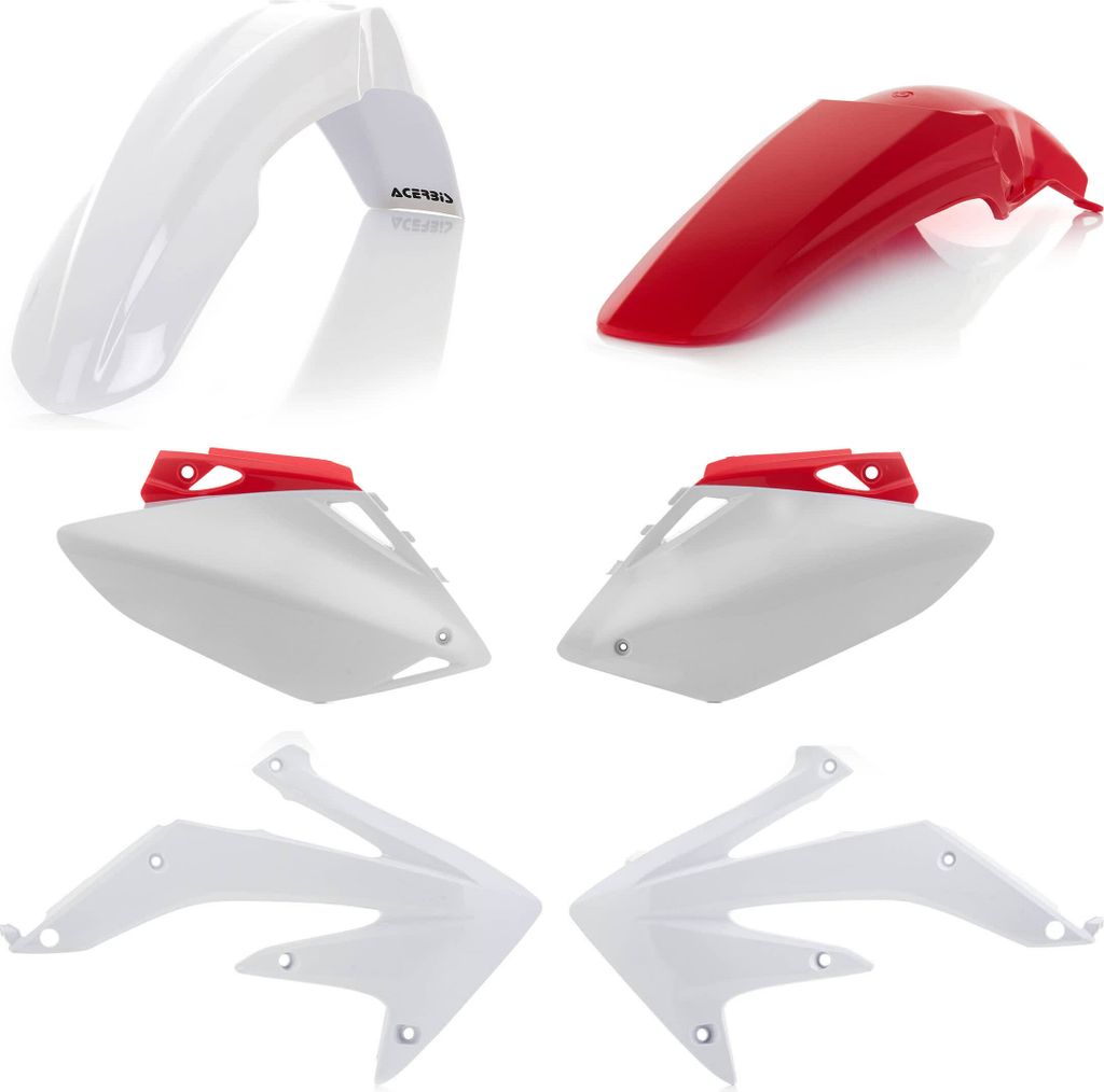 ACERBIS Verkleidungskit 6 Teile Rot/Weiß für HONDA CRF 450 R