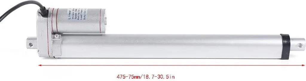 Motore Lineare 900N Corsa 300mm: Bianco, Potente e Facile da Montare