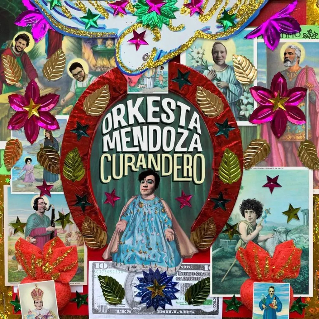 Disque vinyle LP Curandero Orkesta Mendoza style latin rock 33t