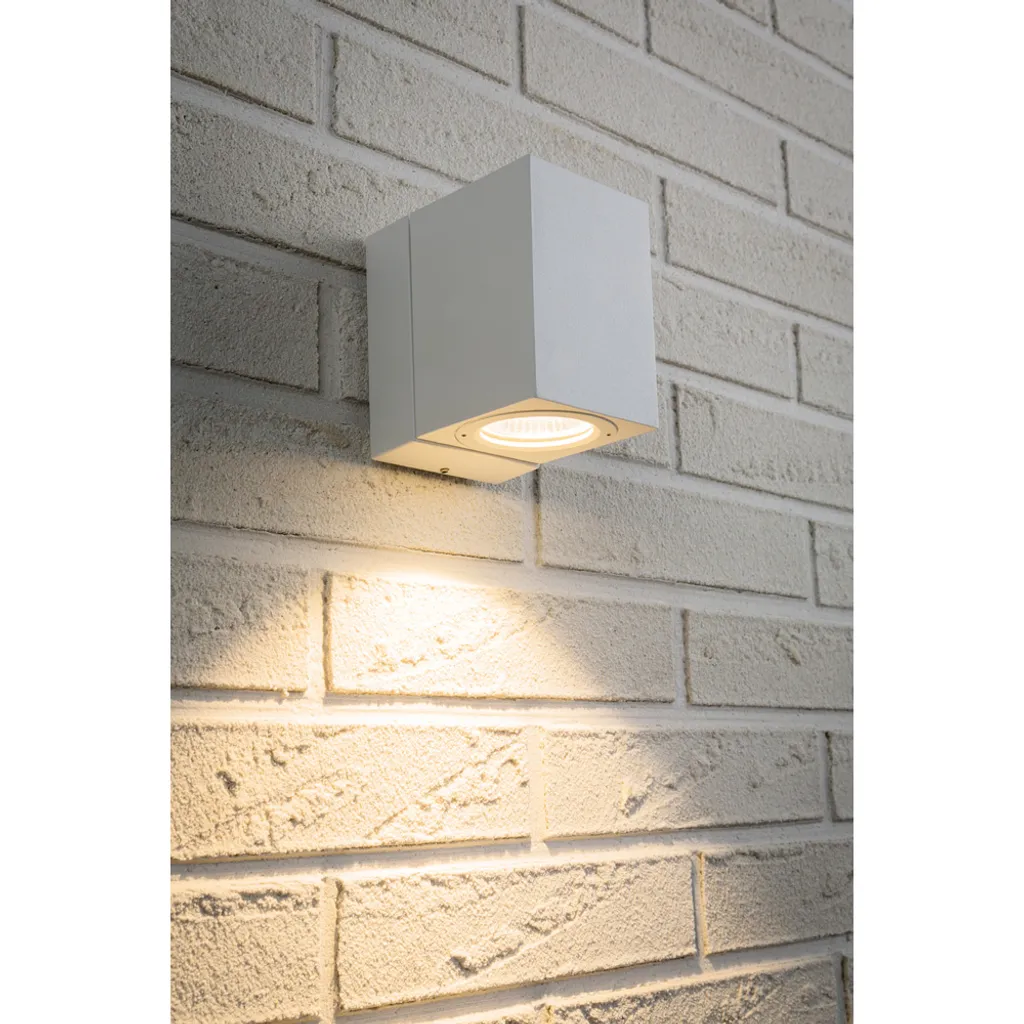 Éclairage Terrasse et Jardin LED IP44 Cube Paulmann 360° 230V Blanc