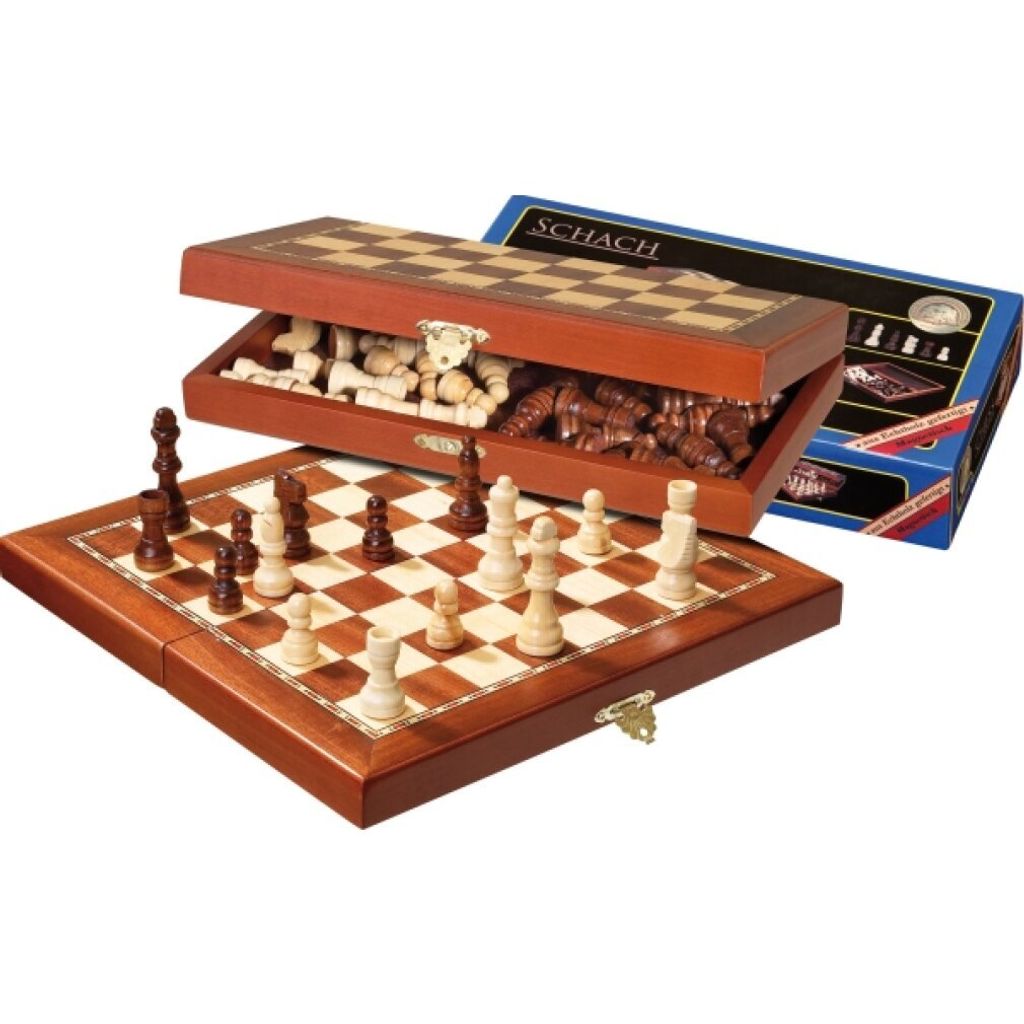 Reiseschach magnmetische Figuren 30mm Höhe 30cm Produktbild 