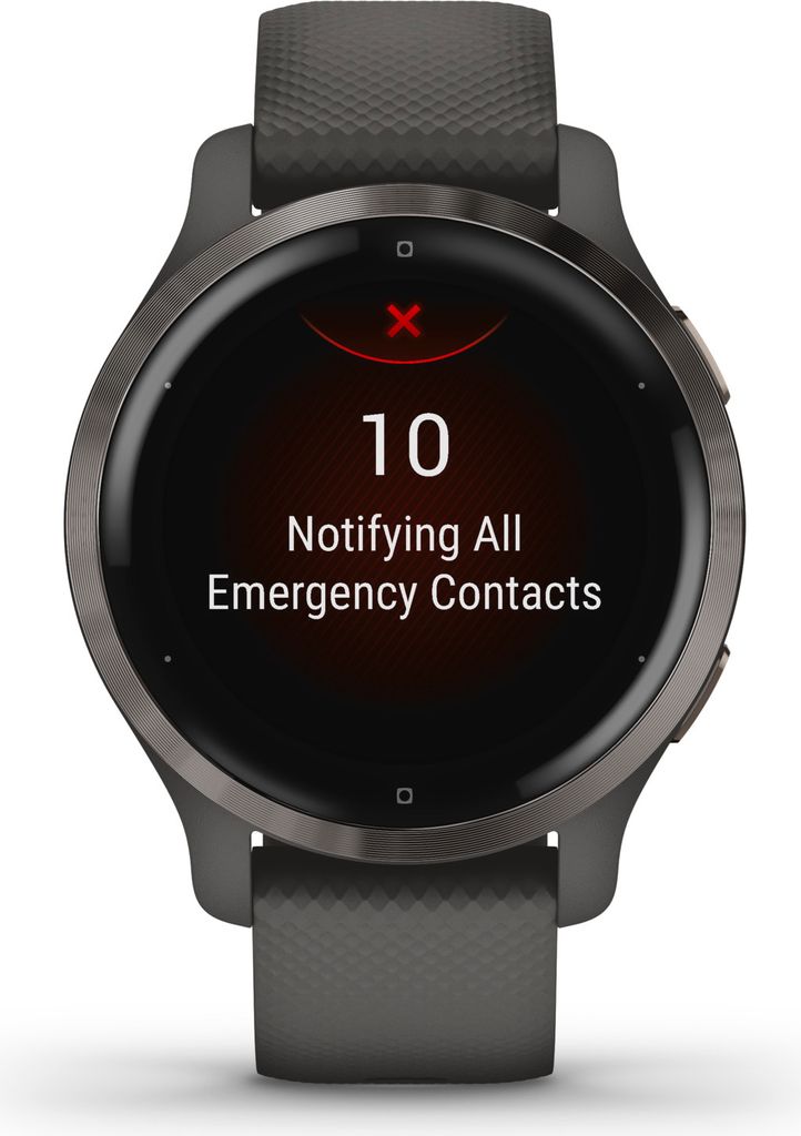 Garmin Venu 2S - 40 mm - Czarny karbon - Zegarek sportowy z Zdjęcie produktu 