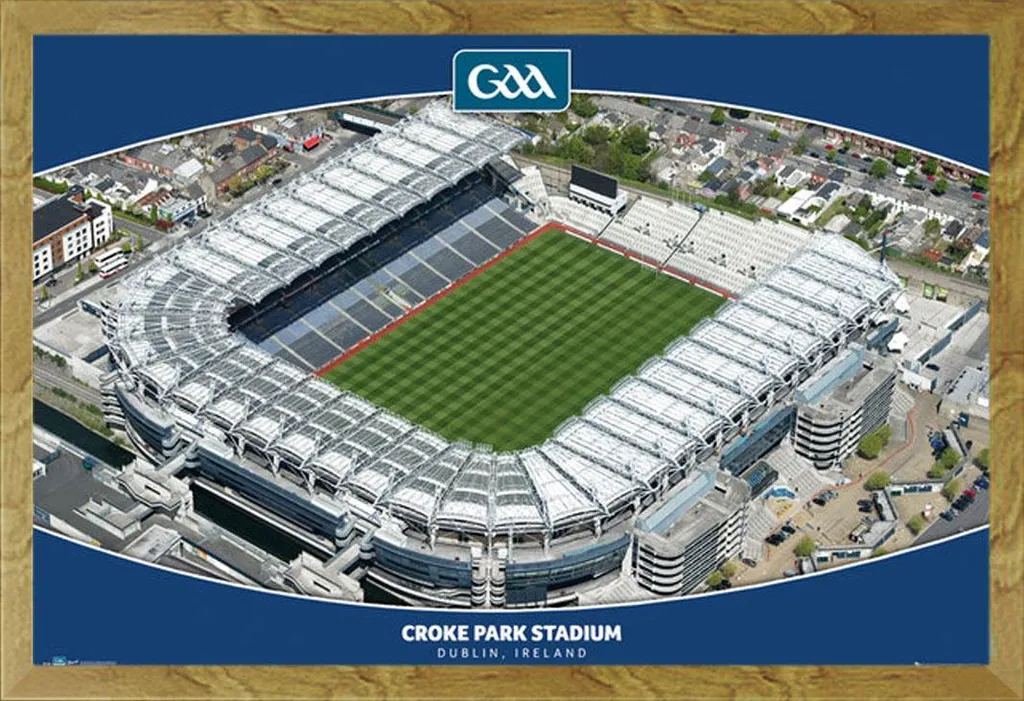 Offerta Poster Croke Park GAA + Cornice Shinsuke Rovere - Spedizione Rapida