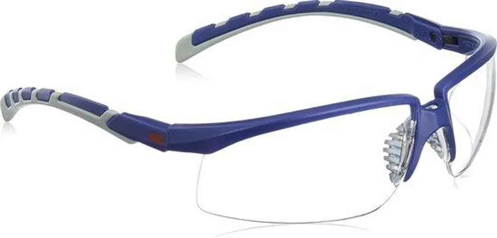 Lunettes de sécurité avec verres en polycarbonate bleu et étui