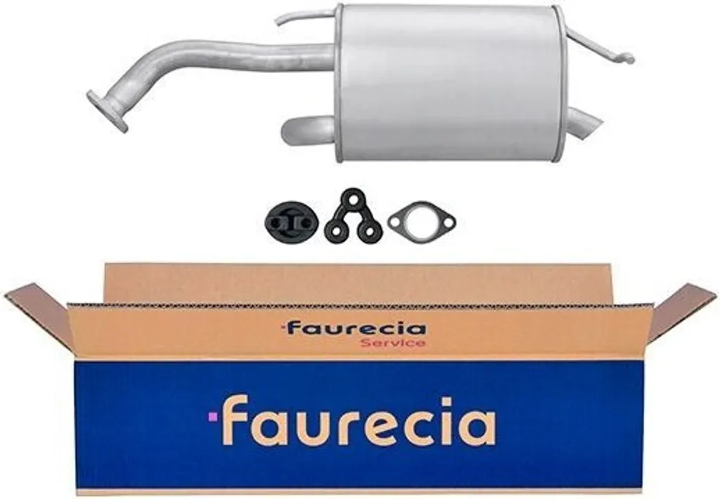 Silencieux arrière HELLA 8LD 366 027-061 en acier anticorrosion Matiz