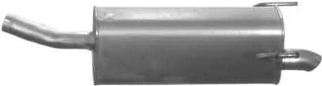 VEGAZ OS-581 Endschalldämpfer für OPEL Astra H Caravan (A04) Auspuff