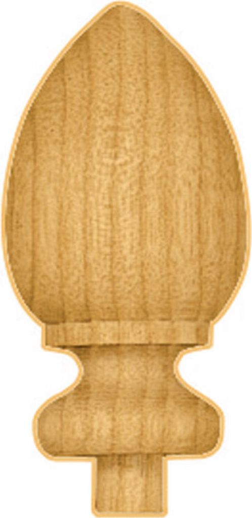 SELVA Zierteil gedrechselt Buche Holz