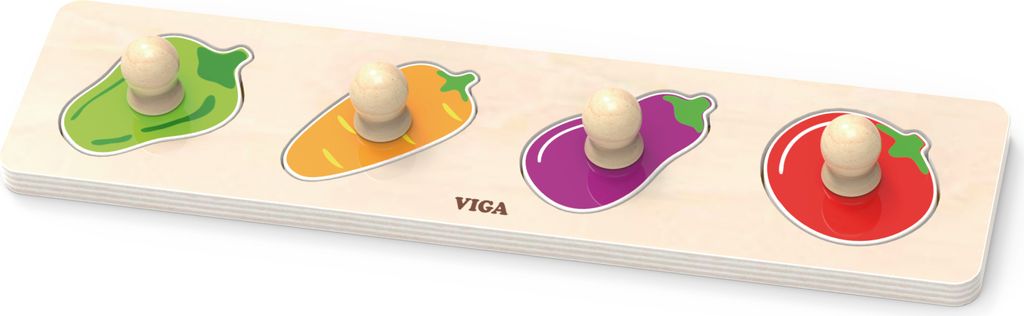 Viga 44531 Durchbohrtes Puzzle - warzywa