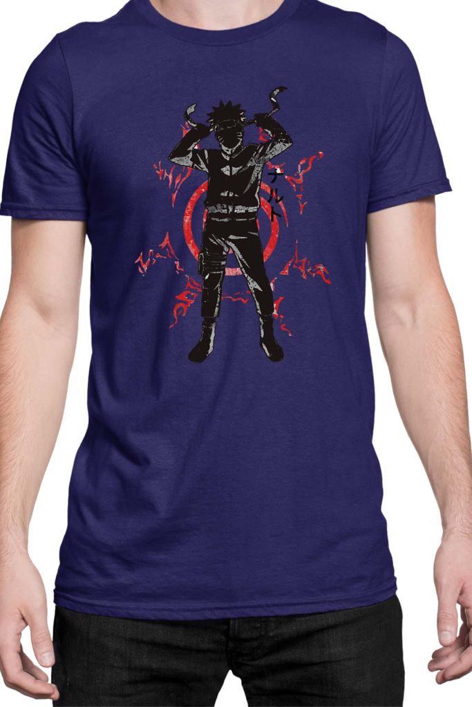 Herren T-Shirt Naruto Naruto 05, Man 2XL / Dunkelblau