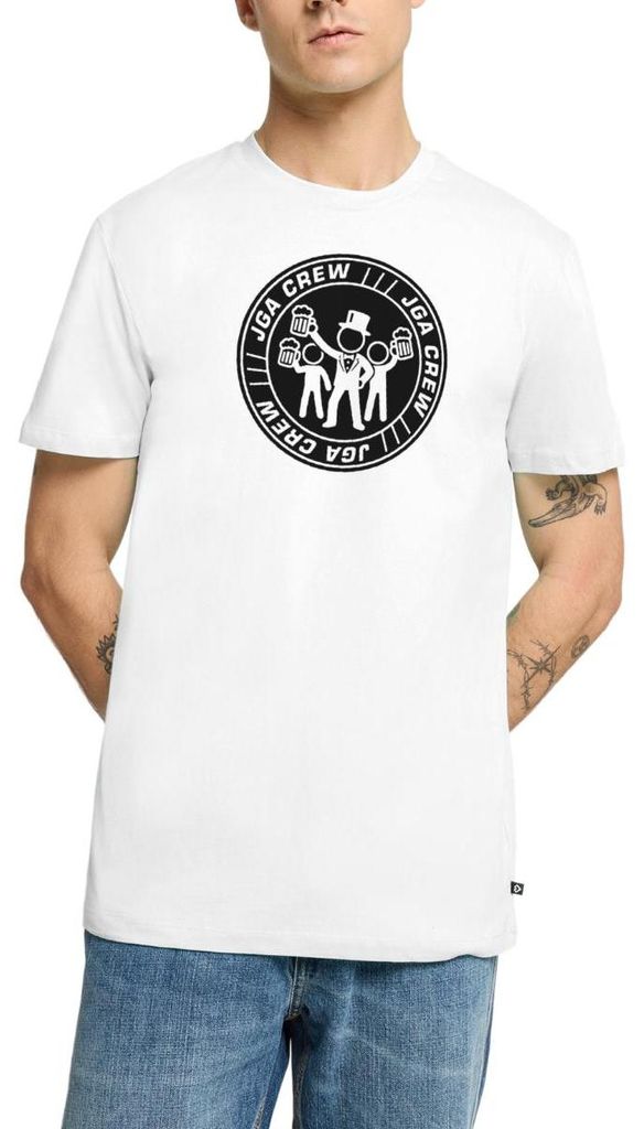 Spreadshirt JGA Männer | JGA Crew Männer Premium T-Shirt, 5XL, Weiß