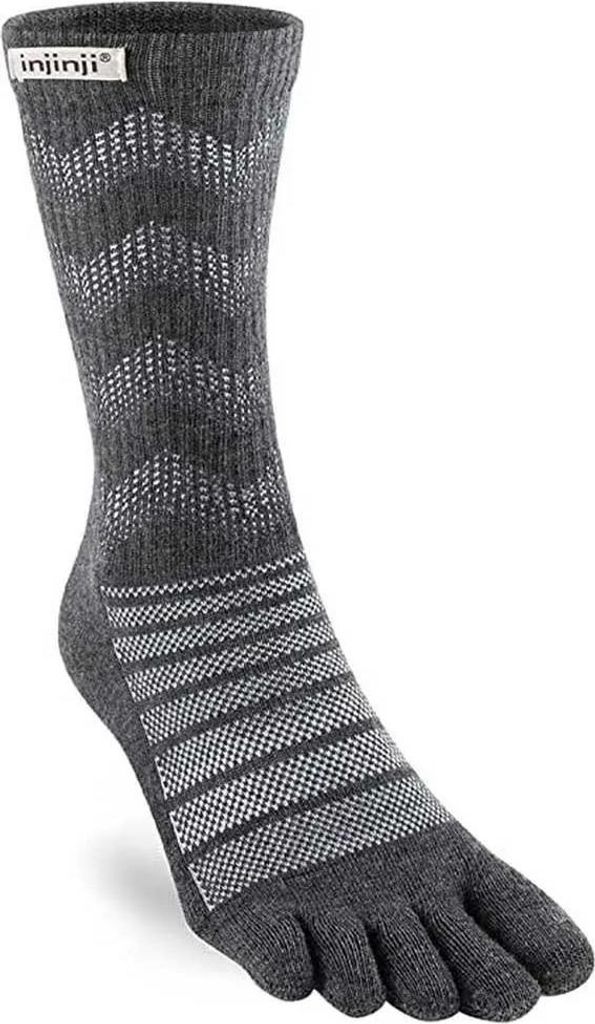 Injinji Outdoor Midweight Crew Wool Socken Grau EU 47.5+ Herren,Damen Grau EU 47.5+
