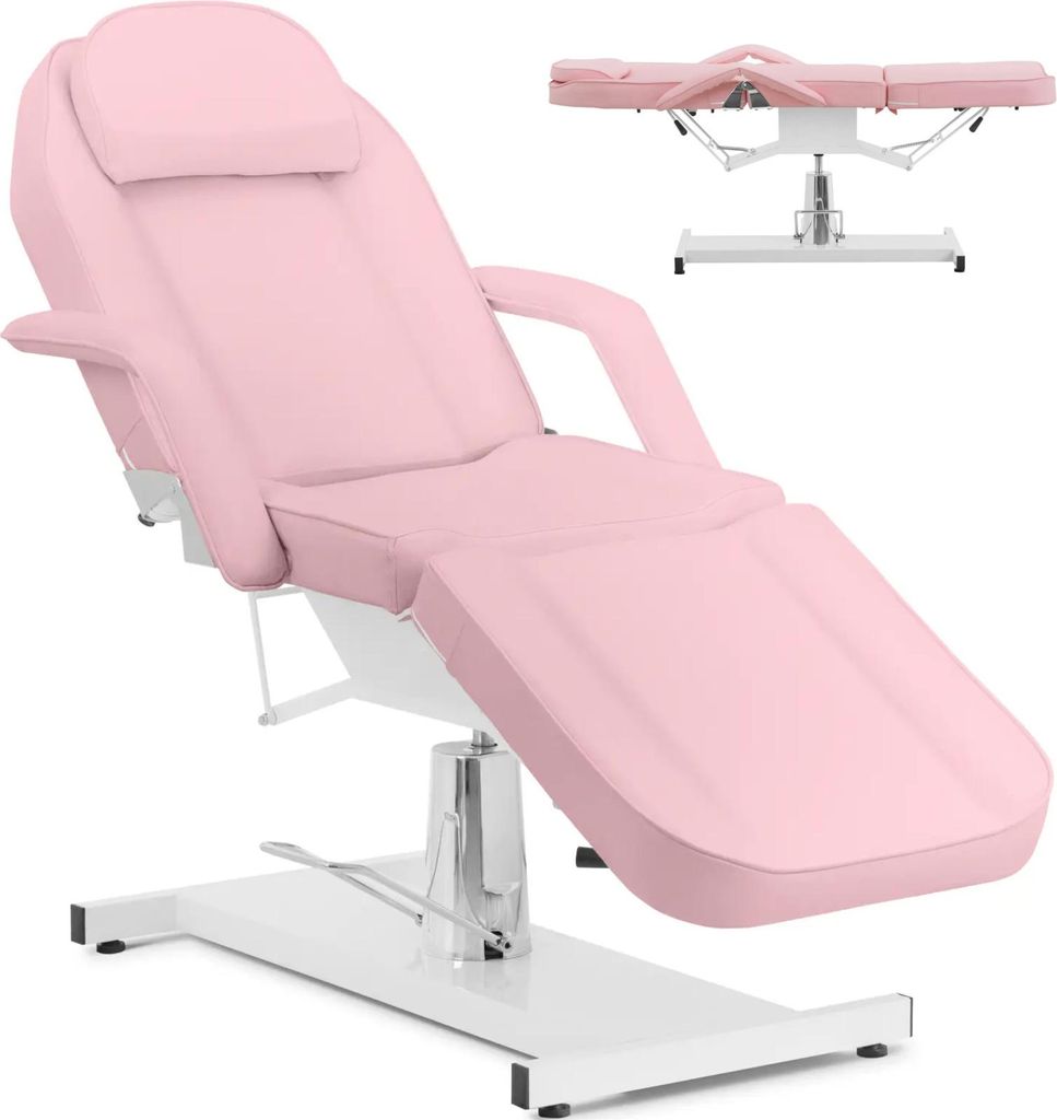 Kosmetischer Stuhl für Tattoo-Massage-Spa CAPUA - rosa Produktbild 