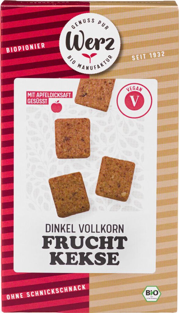 Dinkel - Vollkorn - Fruchtkekse 125g