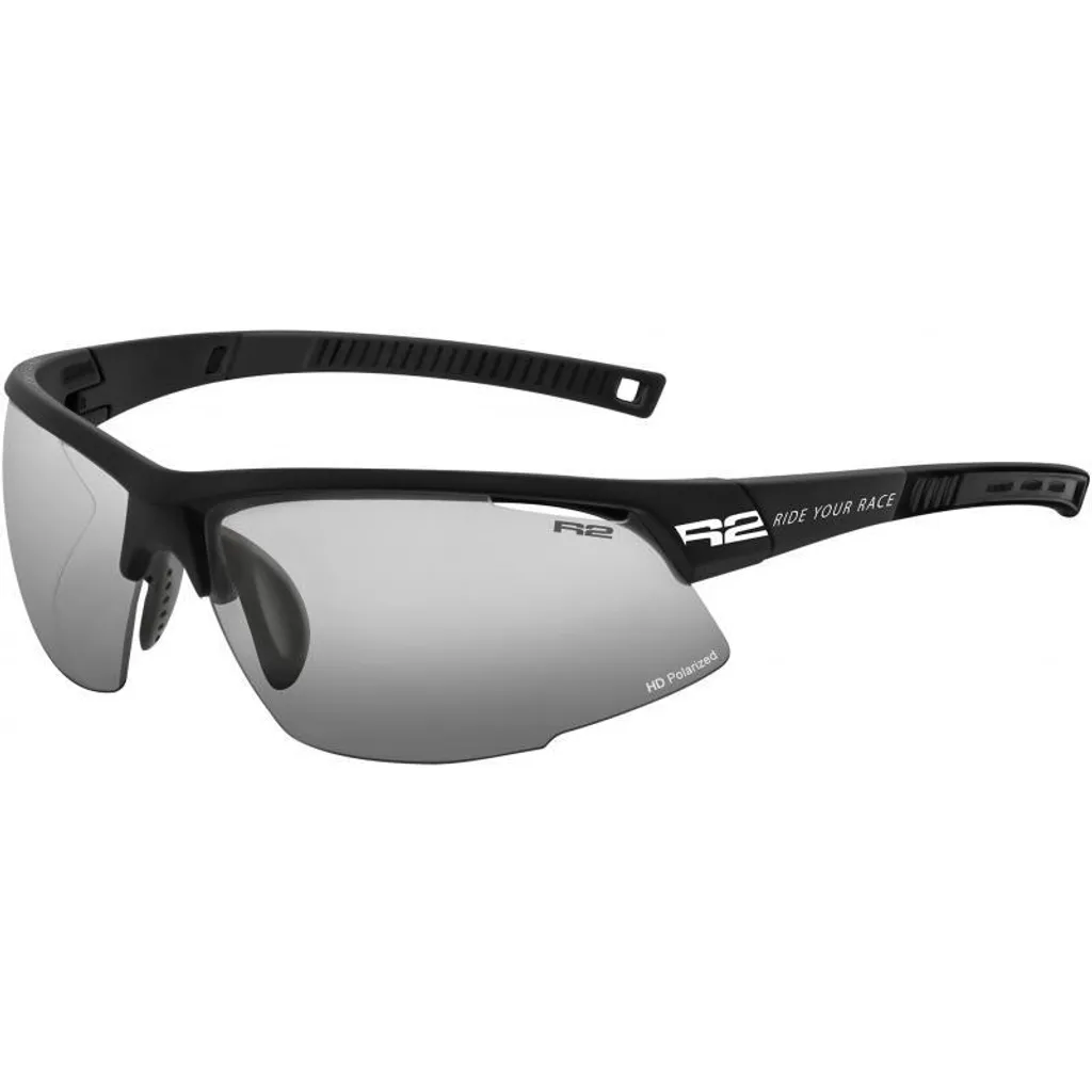 Lunettes de Soleil Polarisantes R2 Racer - Protection UV Sportive Grise
