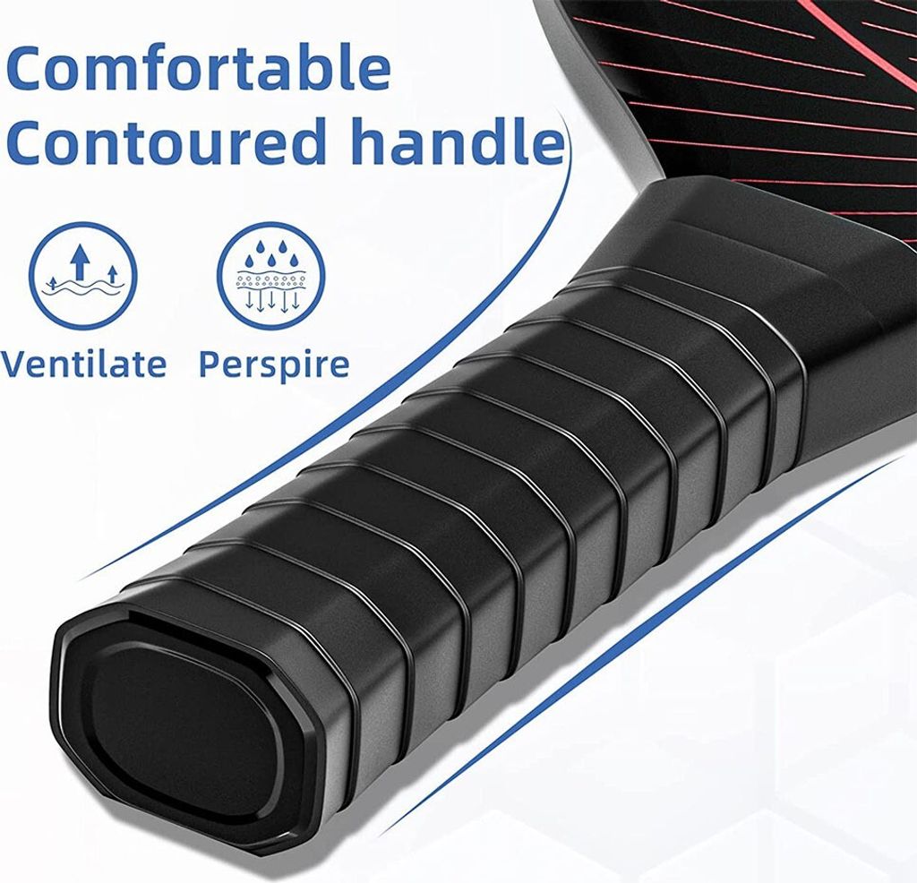 VEVOR Pickleball Schläger Unisex - Carbonfaser Paddel Mit Premium Ausstattung