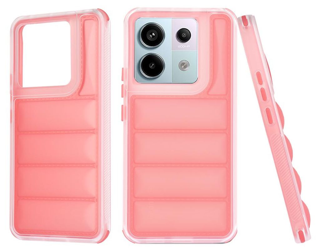 Techsuit Wave Shield Back Cover Hülle für Xiaomi Redmi Note 13 Pro 5G / Xiaomi Poco X6 - Rot