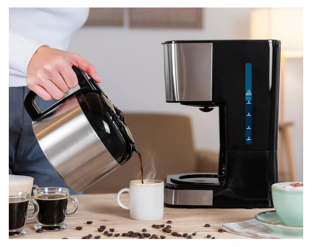 Cafetière programmable 950W Cecotec avec écran LCD et 12 tasses - 4