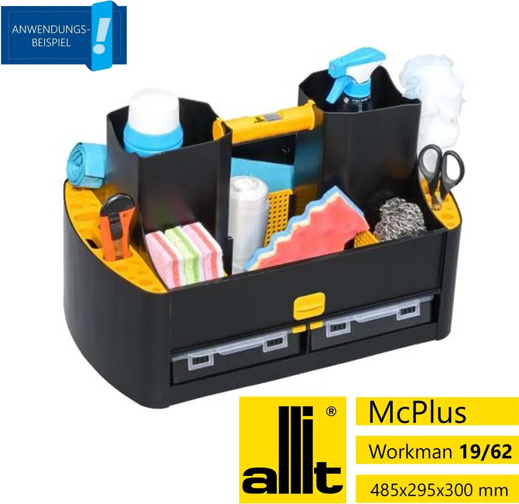 Caisse à Outils Professionnelle McPlus Workman 19/62 Robuste Allit