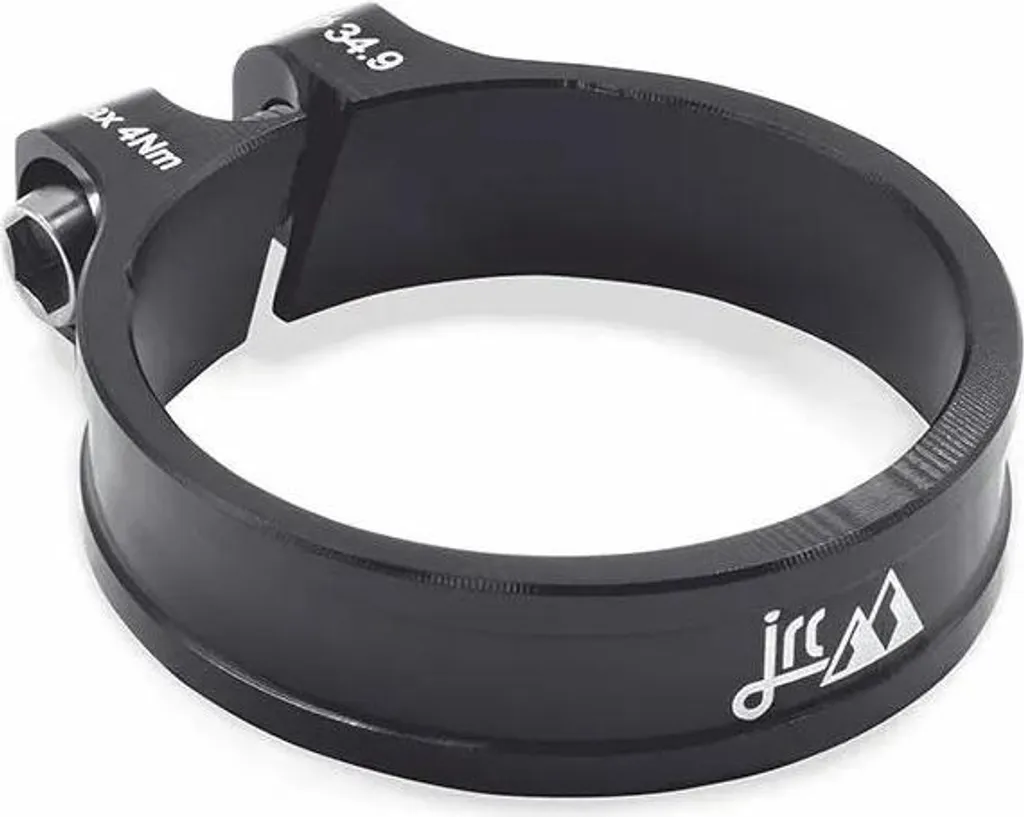 Collier de selle 34.9 mm Kumo+ Noir pour VTT et vélo de route JRC