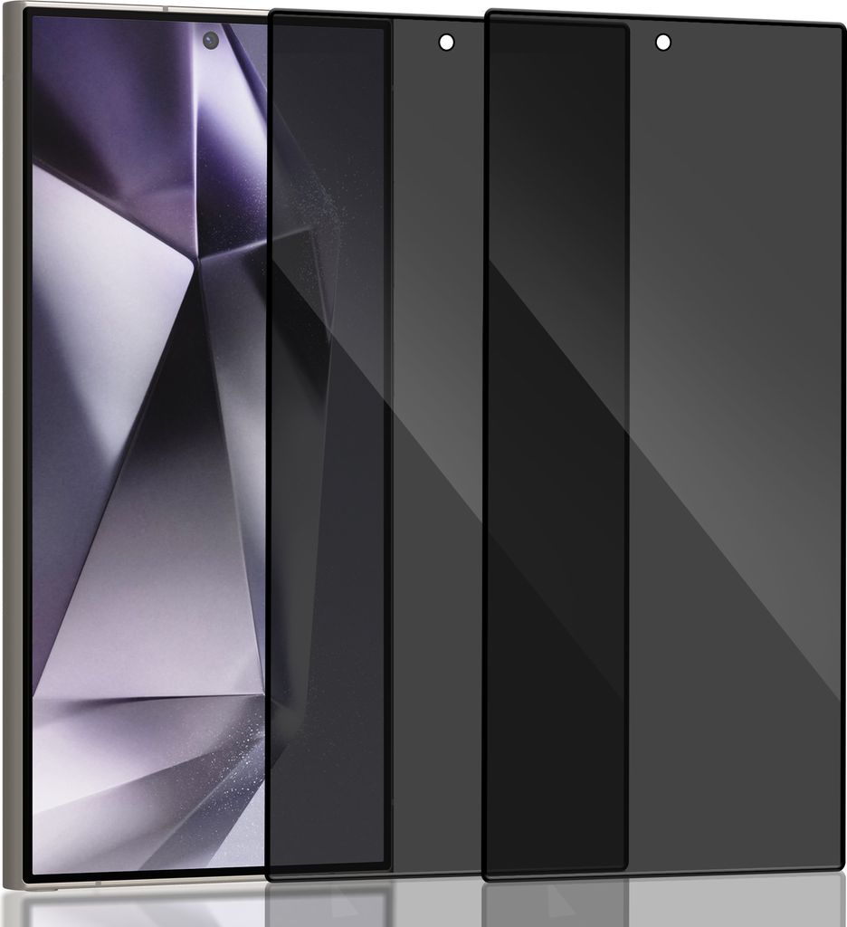 2-Pack Privacy Displayschutzfolie fur Samsung S24 Ultra aus 9H gehärtetem Glas