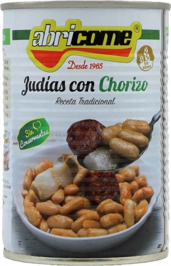 Abricome Judias con Chorizo Bohnen mit Paprikawurst 420g