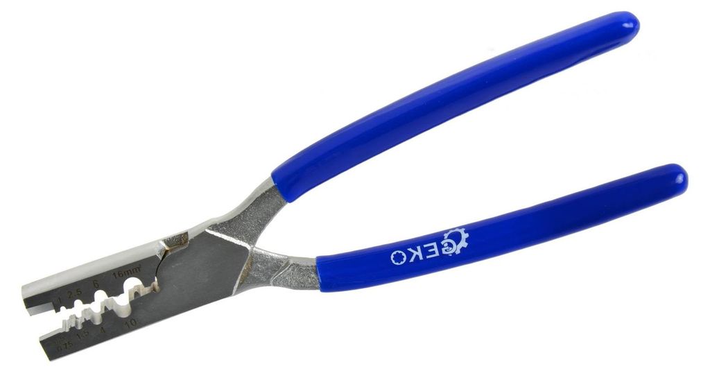 Pinza crimpatrice, pressatrice per terminali elettrici, per Immagine del prodotto 