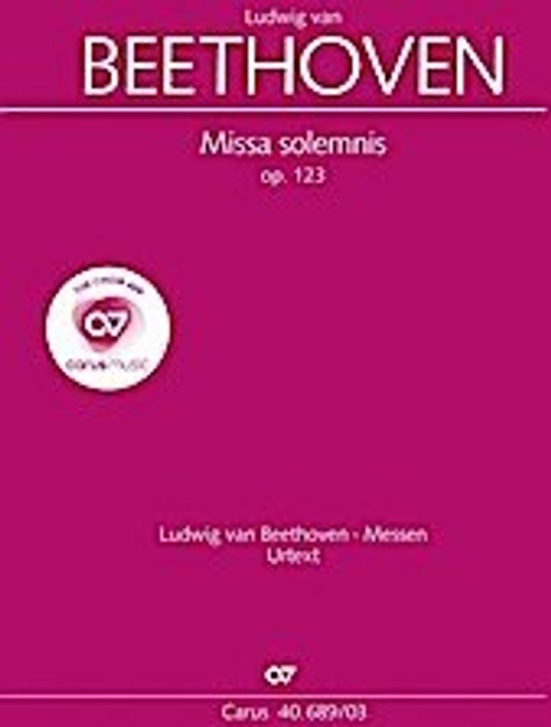 Missa solemnis (Klavierauszug)