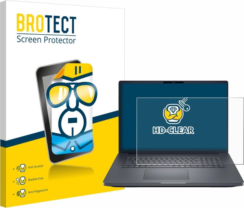 Für Dell Pro Max Plus 18 Schutzfolie BROTECT Displayschutz Display Schutz Folie Klar Transparent