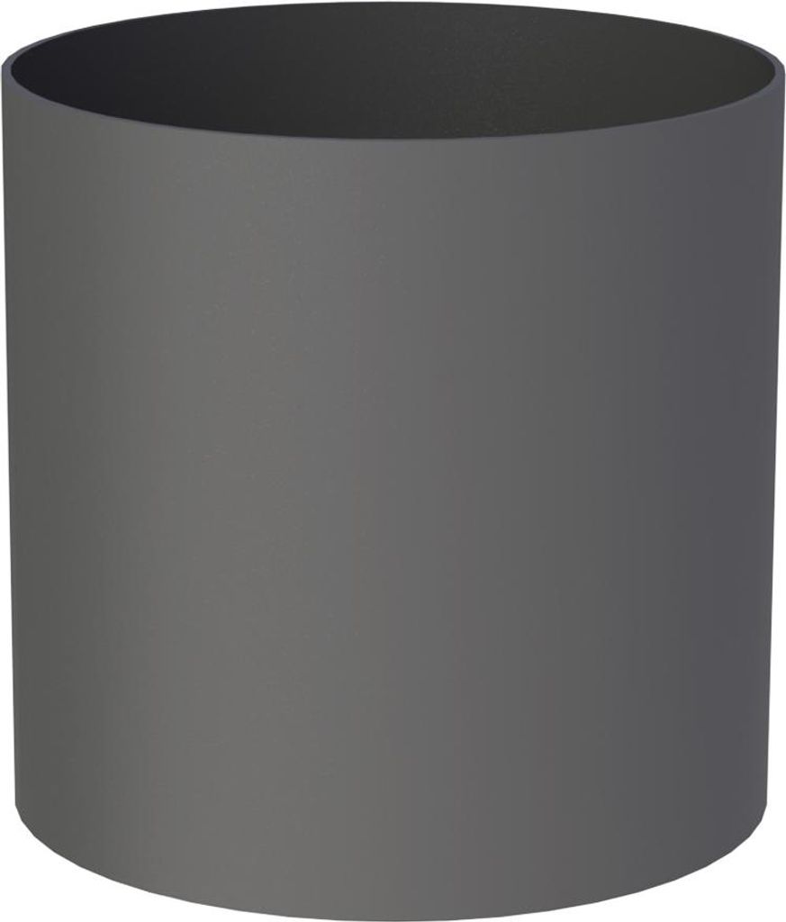 Ø 200 mm Ofenrohr 15 cm - mit Kondensatring, ohne Einzug - gussgrau