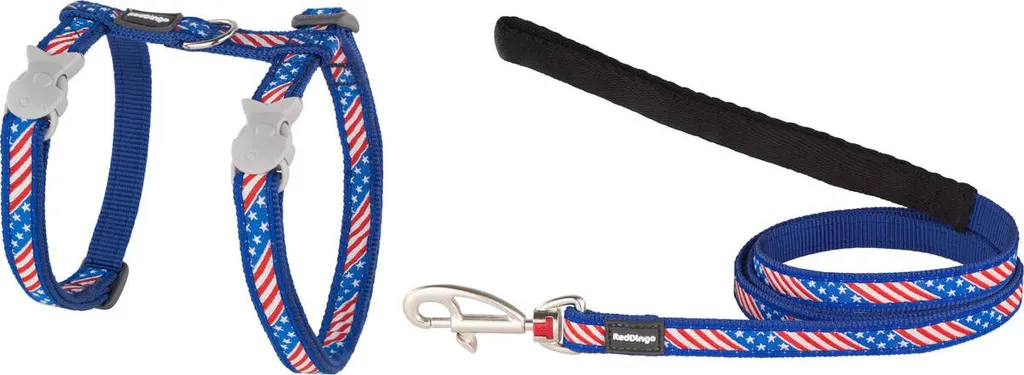 Pettorina Cane Red Dingo US Flag Blu | Stile Americano e Comfort