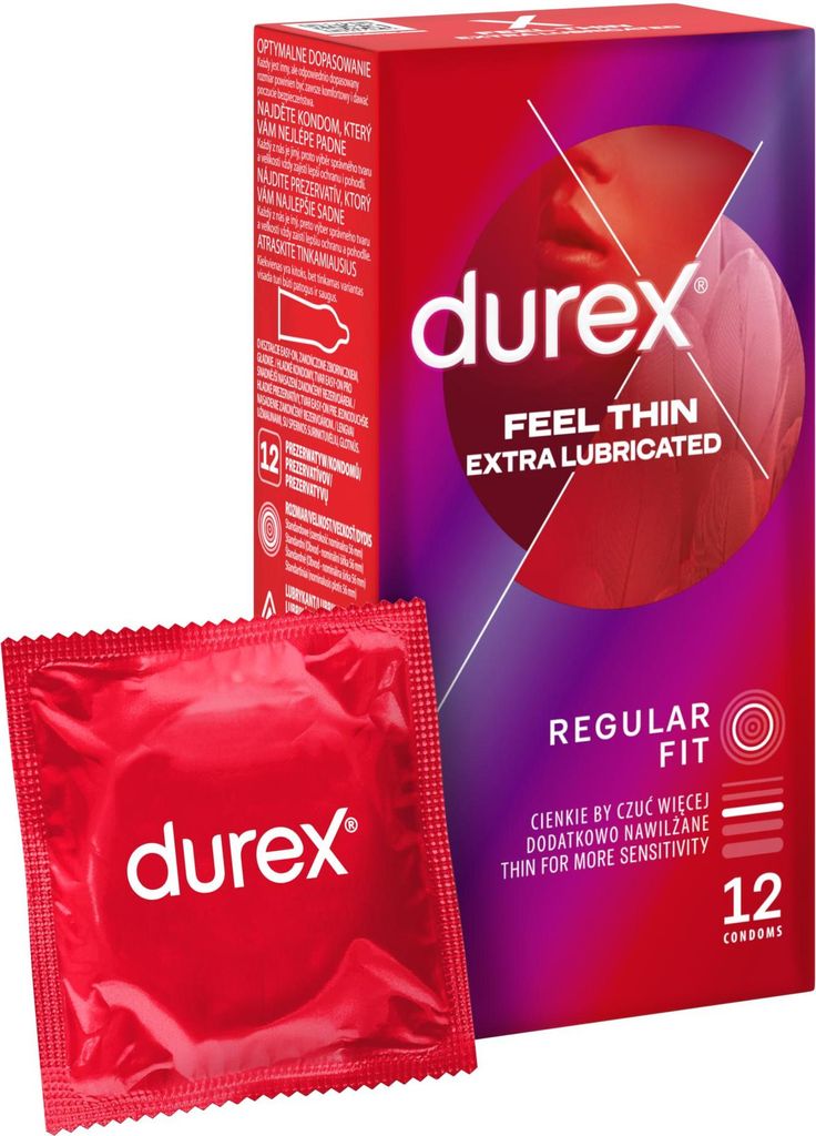 Preservativi Durex Feel Thin Elite taglia standard Immagine del prodotto 