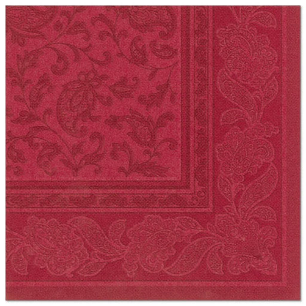 PAPSTAR Servietten "ROYAL Collection Ornaments" bordeaux 50 Image du produit 