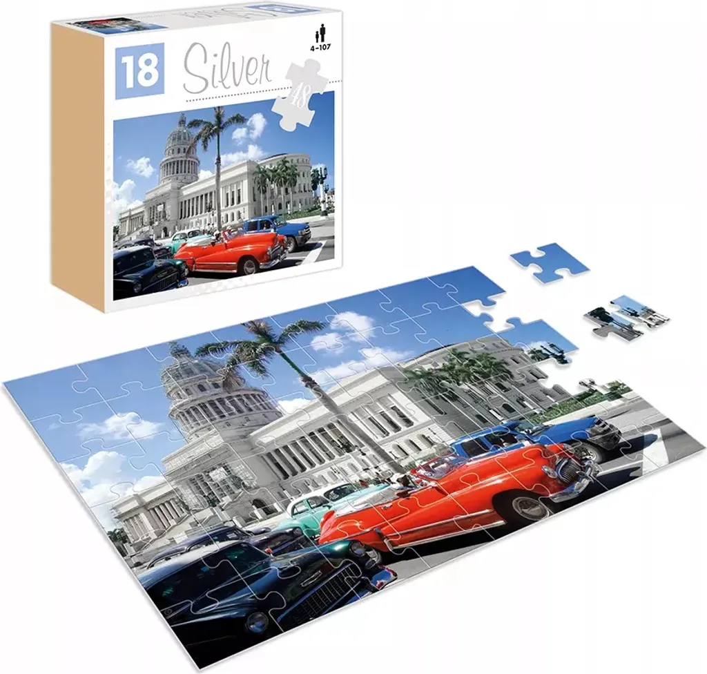 Puzzle de rééducation Alexander 48 pièces thème voitures pour seniors