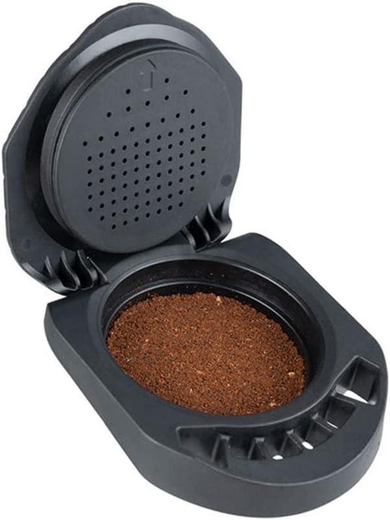 Kaffeekapsel-Adapter, wiederverwendbare Kaffeepad-Adapter, Zubehör für Kaffeemaschinen (einzelner Pulverhalter)